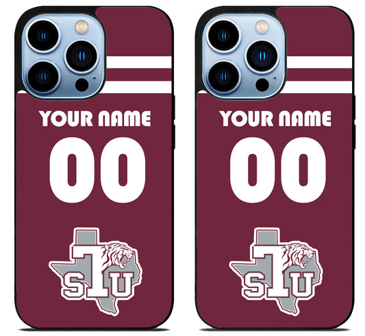 Custom Personalized Texas Southern Tigers iPhone 15 Pro | iPhone 15 Pro Max Case