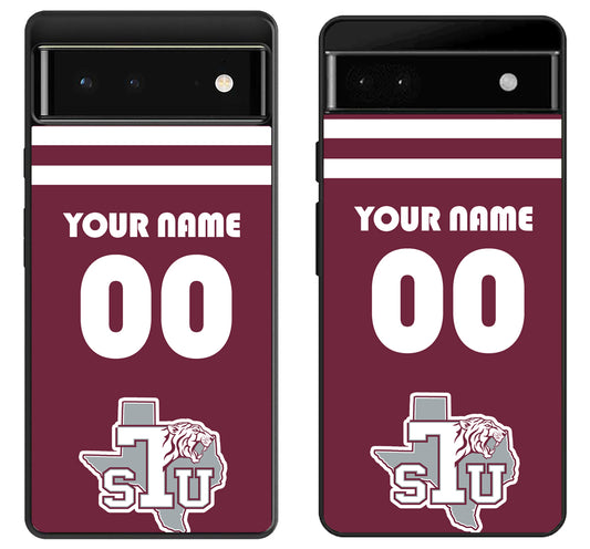 Custom Personalized Texas Southern Tigers Google Pixel 6 | 6A | 6 Pro Case