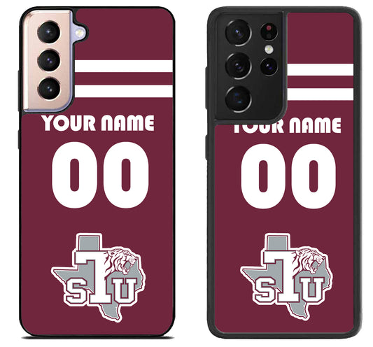 Custom Personalized Texas Southern Tigers Samsung Galaxy S21 | S21 FE | S21+ | S21 Ultra Case