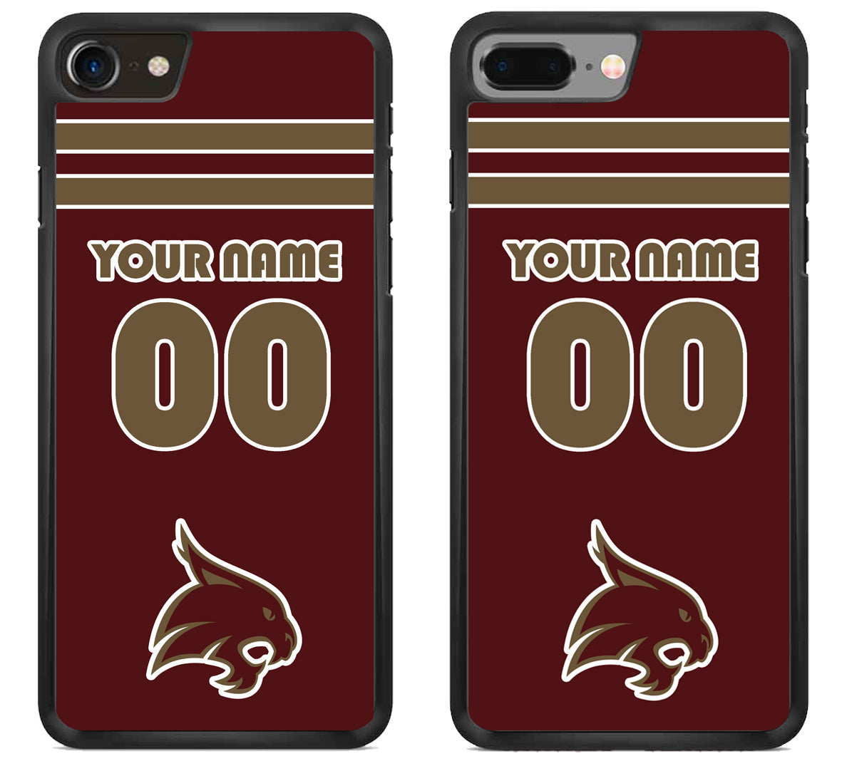 Custom Personalized Texas State Bobcats iPhone 8 | 8 Plus Case
