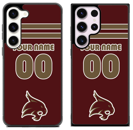 Custom Personalized Texas State Bobcats Samsung Galaxy S23 | S23+ | S23 Ultra Case