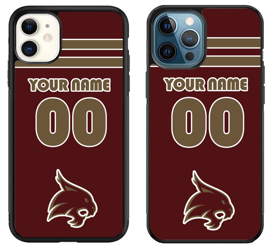 Custom Personalized Texas State Bobcats iPhone 11 | 11 Pro | 11 Pro Max Case