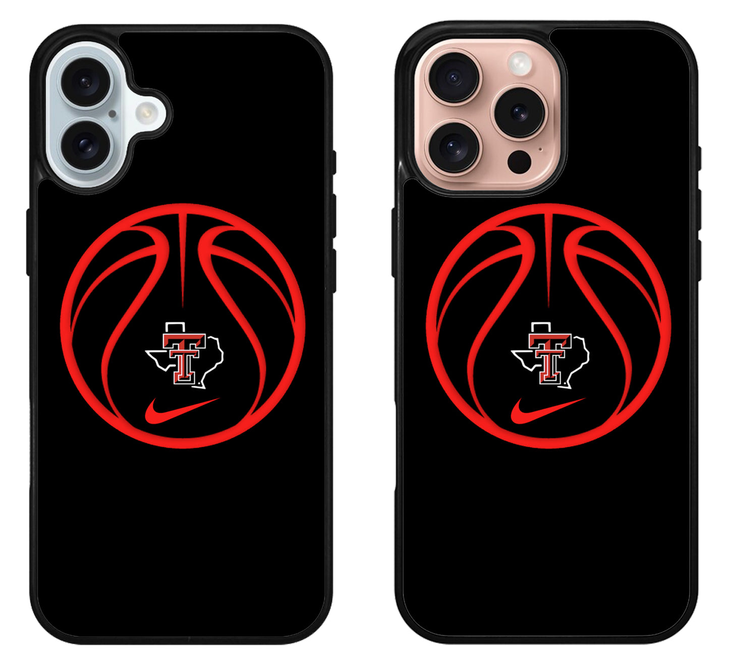 Texas Tech Red Raiders Black iPhone 16 | 16 Plus | 16 Pro | 16 Pro Max Case