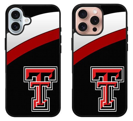 Texas Tech Red Raiders Stripe iPhone 16 | 16 Plus | 16 Pro | 16 Pro Max Case