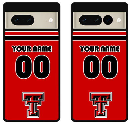 Custom Personalized Texas Tech Red Raiders Google Pixel 7 | 7 Pro Case