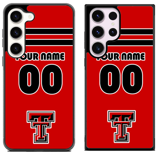 Custom Personalized Texas Tech Red Raiders Samsung Galaxy S23 | S23+ | S23 Ultra Case