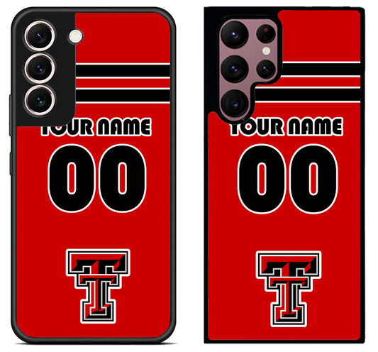 Custom Personalized Texas Tech Red Raiders Samsung Galaxy S22 | S22+ | S22 Ultra Case