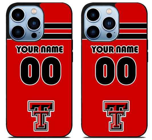 Custom Personalized Texas Tech Red Raiders iPhone 15 Pro | iPhone 15 Pro Max Case