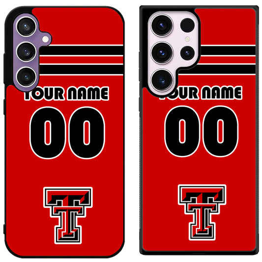 Custom Personalized Texas Tech Red Raiders Samsung Galaxy S24 | S24+ | S24 Ultra Case