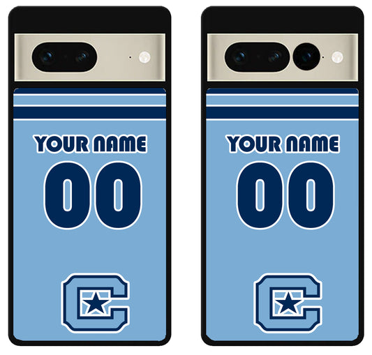 Custom Personalized The Citadel Bulldogs Google Pixel 7 | 7 Pro Case