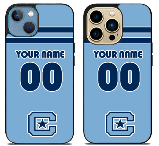 Custom Personalized The Citadel Bulldogs iPhone 14 | 14 Plus | 14 Pro | 14 Pro Max Case