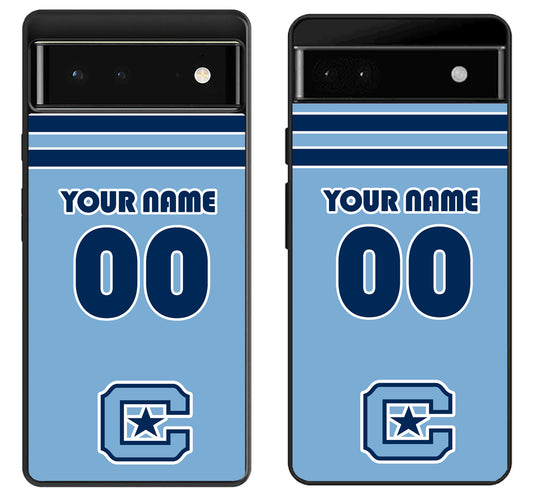 Custom Personalized The Citadel Bulldogs Google Pixel 6 | 6A | 6 Pro Case