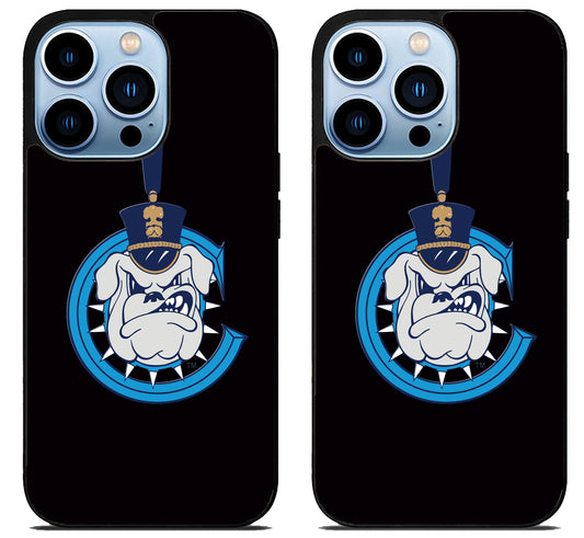 The Citadel Bulldogs football iPhone 15 Pro | iPhone 15 Pro Max Case