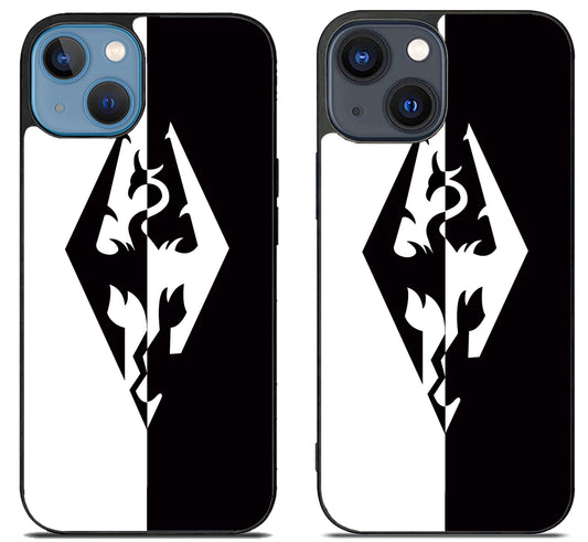 The Elder Black White iPhone 15 | iPhone 15 Plus Case