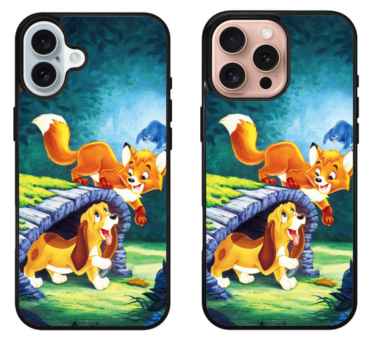 The Fox and the Hound Wallpaper iPhone 16 | 16 Plus | 16 Pro | 16 Pro Max Case