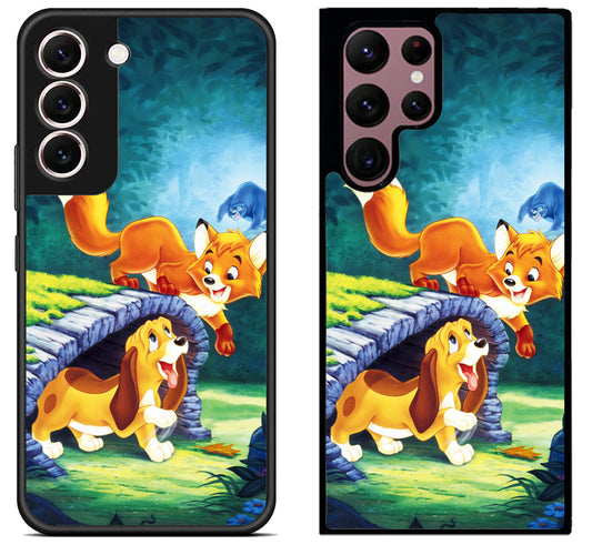 The Fox and the Hound Wallpaper Samsung Galaxy S22 | S22+ | S22 Ultra Case