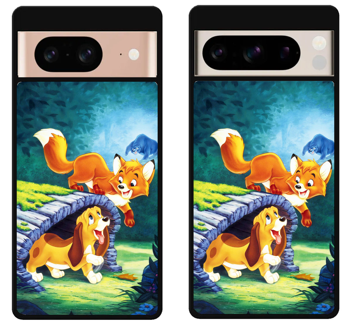The Fox and the Hound Wallpaper Google Pixel 8 | 8 Pro Case