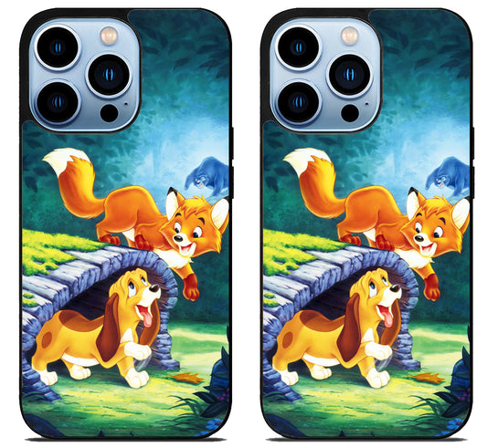 The Fox and the Hound Wallpaper iPhone 15 Pro | iPhone 15 Pro Max Case