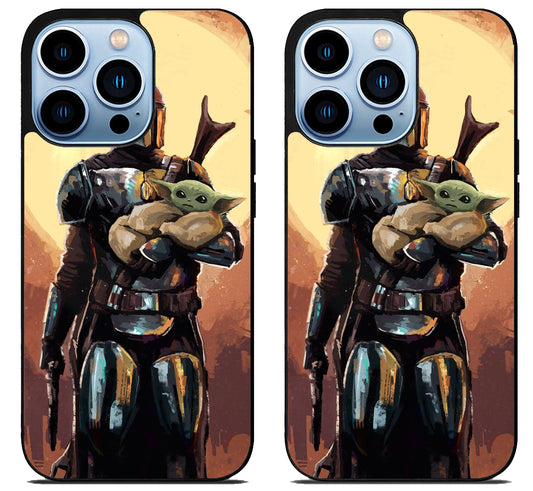 The Mandalorian Star Wars X Baby Yoda iPhone 15 Pro | iPhone 15 Pro Max Case