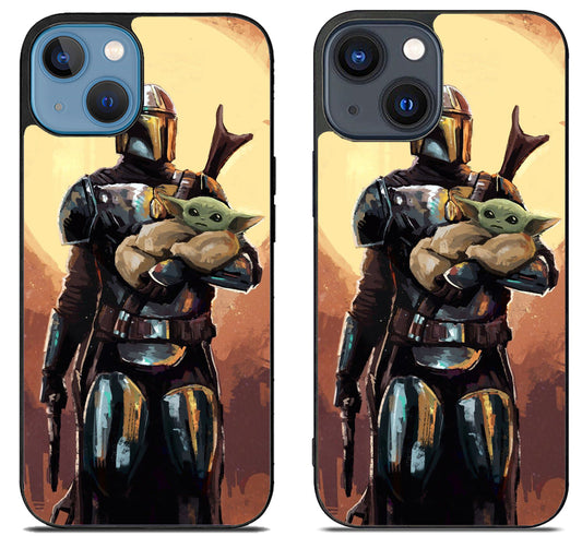 The Mandalorian Star Wars X Baby Yoda iPhone 15 | iPhone 15 Plus Case
