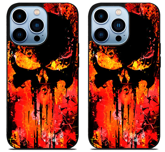 The Punisher Burn iPhone 15 Pro | iPhone 15 Pro Max Case