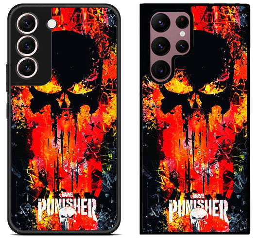 The Punisher Wallpaper Samsung Galaxy S22 | S22+ | S22 Ultra Case