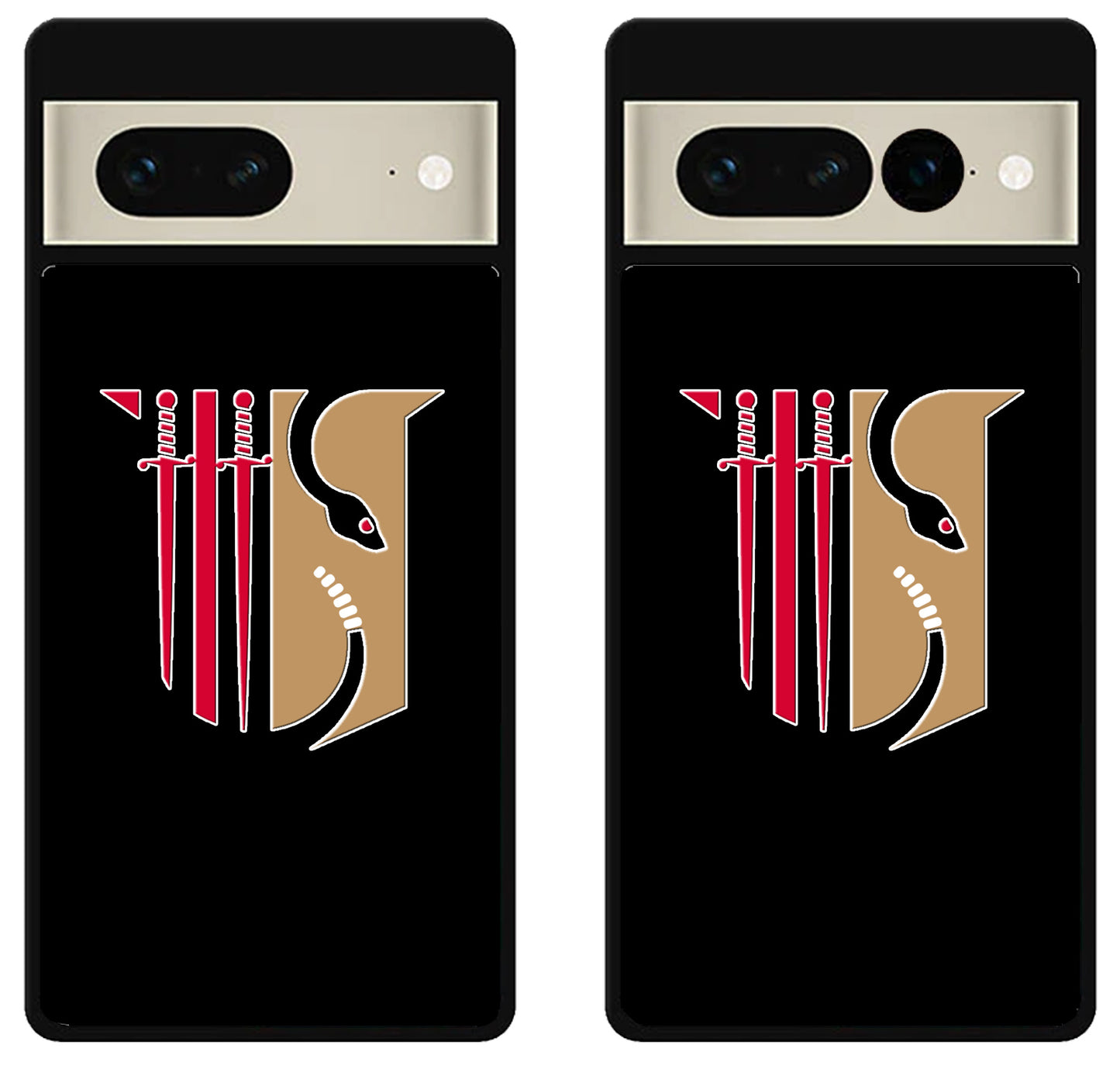 Theta Chi Black Google Pixel 7 | 7 Pro Case