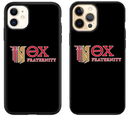 Theta Chi Fraternity Black iPhone 12 | 12 Mini | 12 Pro | 12 Pro Max Case