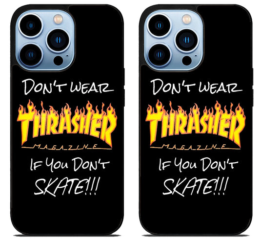 Thrasher Black iPhone 15 Pro | iPhone 15 Pro Max Case