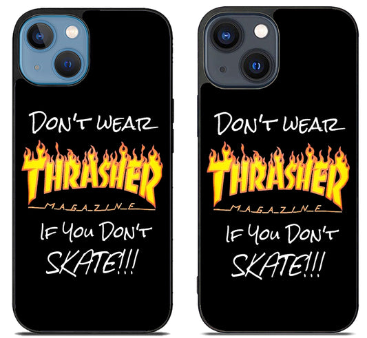 Thrasher Black iPhone 15 | iPhone 15 Plus Case