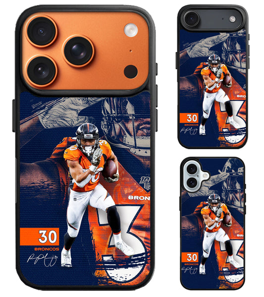 Tioni Taylor Denver Broncos iPhone Air | iPhone 17 | 17 Pro | 17 Pro Max Case