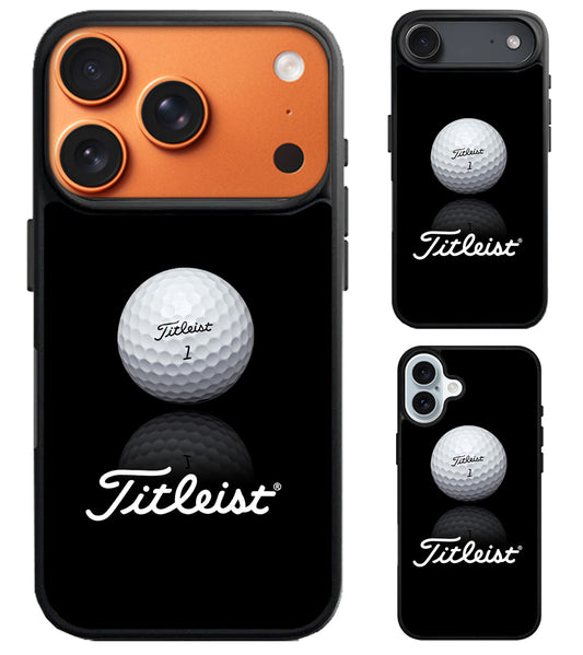 Titleist Ball Black iPhone Air | iPhone 17 | 17 Pro | 17 Pro Max Case