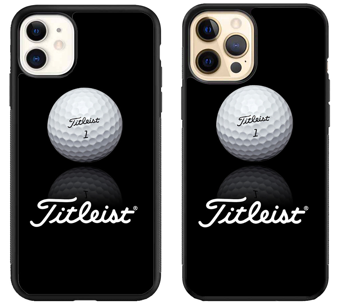 Titleist Ball Black iPhone 12 | 12 Mini | 12 Pro | 12 Pro Max Case