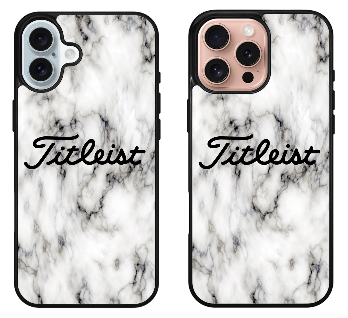 Titleist Logo White Marble iPhone 16 | 16 Plus | 16 Pro | 16 Pro Max Case