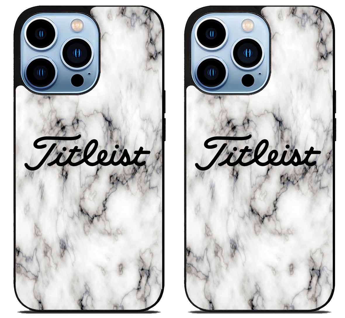 Titleist Logo White Marble iPhone 15 Pro | iPhone 15 Pro Max Case