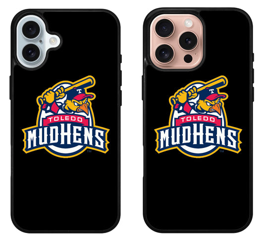 Toledo Mud Hens Black iPhone 16 | 16 Plus | 16 Pro | 16 Pro Max Case