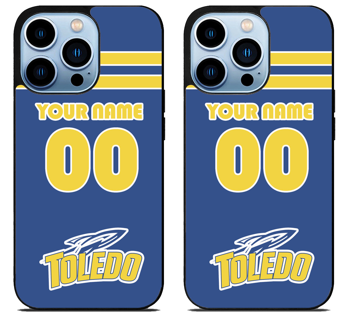 Custom Personalized Toledo Rockets iPhone 15 Pro | iPhone 15 Pro Max Case