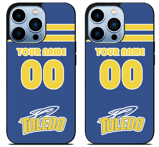 Custom Personalized Toledo Rockets iPhone 15 Pro | iPhone 15 Pro Max Case