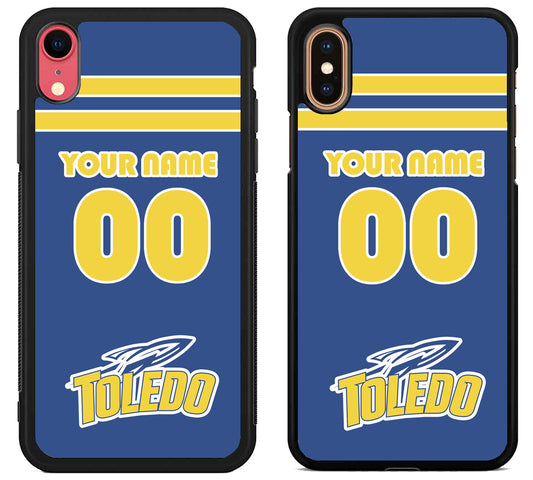 Custom Personalized Toledo Rockets iPhone X | Xs | Xr | Xs Max Case