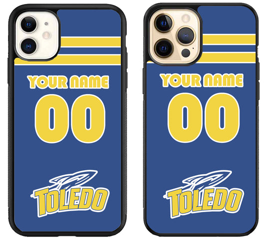 Custom Personalized Toledo Rockets iPhone 12 | 12 Mini | 12 Pro | 12 Pro Max Case