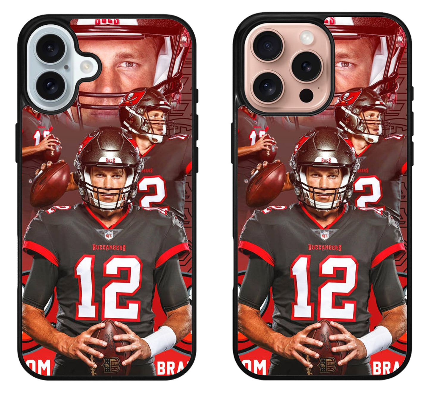 Tom Brady Tampa Bay Buccaneers Collage iPhone 16 | 16 Plus | 16 Pro | 16 Pro Max Case