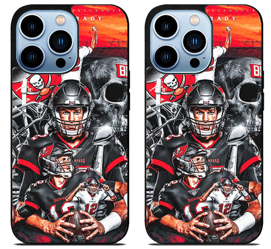 Tom Brady Tampa Bay Buccaneers Collage iPhone 15 Pro | iPhone 15 Pro Max Case