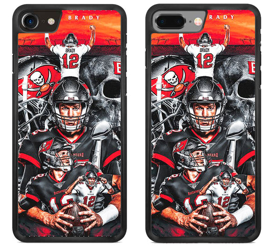 Tom Brady Tampa Bay Buccaneers Collage iPhone 8 | 8 Plus Case