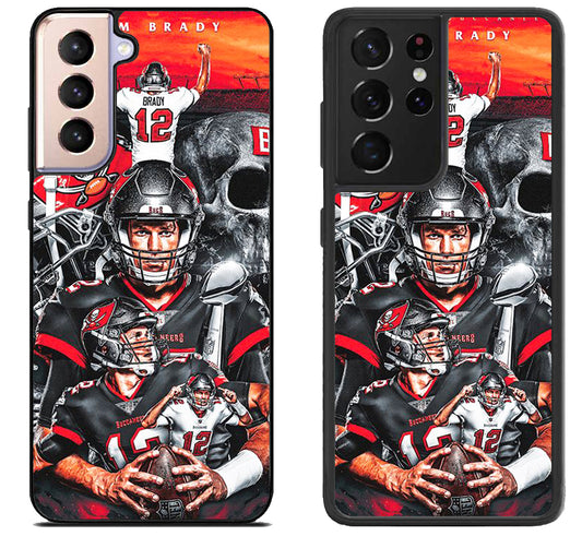 Tom Brady Tampa Bay Buccaneers Collage Samsung Galaxy S21 | S21 FE | S21+ | S21 Ultra Case