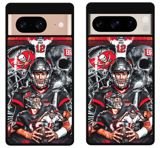 Tom Brady Tampa Bay Buccaneers Collage Google Pixel 8 | 8 Pro Case