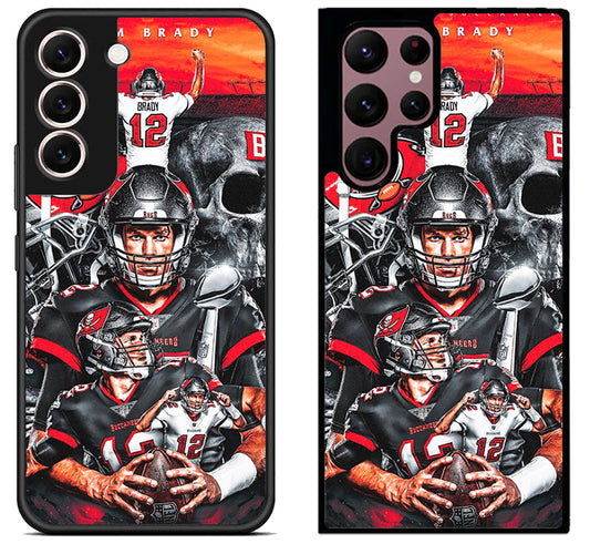 Tom Brady Tampa Bay Buccaneers Collage Samsung Galaxy S22 | S22+ | S22 Ultra Case