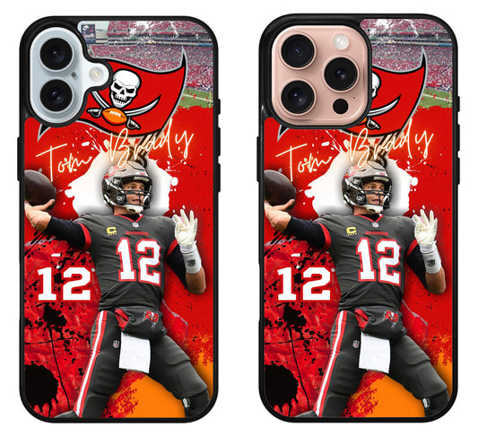 Tom Brady Tampa Bay Buccaneers Style iPhone 16 | 16 Plus | 16 Pro | 16 Pro Max Case