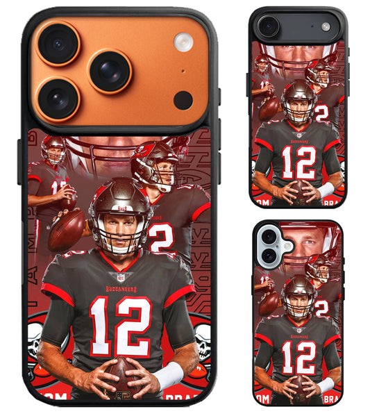 Tom Brady Tampa Bay Buccaneers Wallpaper iPhone Air | iPhone 17 | 17 Pro | 17 Pro Max Case