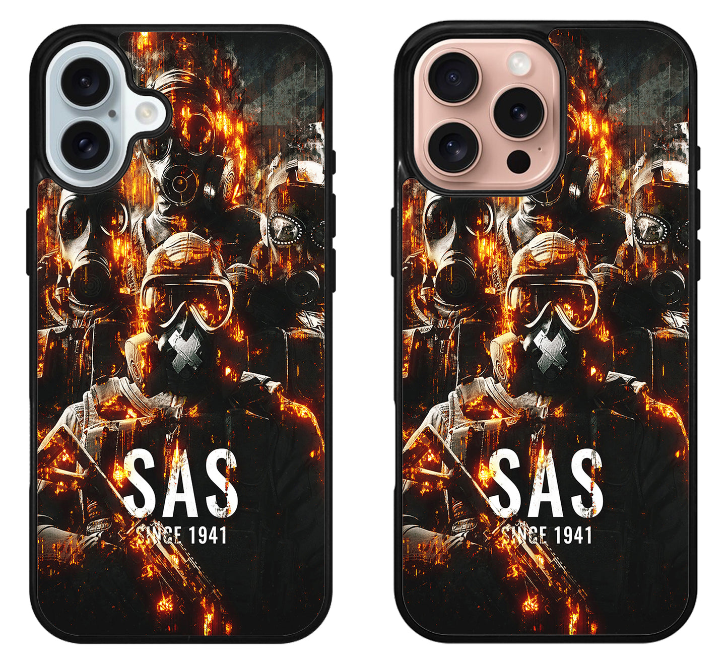 Tom Clancy Rainbow Six Siege SAS Team iPhone 16 | 16 Plus | 16 Pro | 16 Pro Max Case