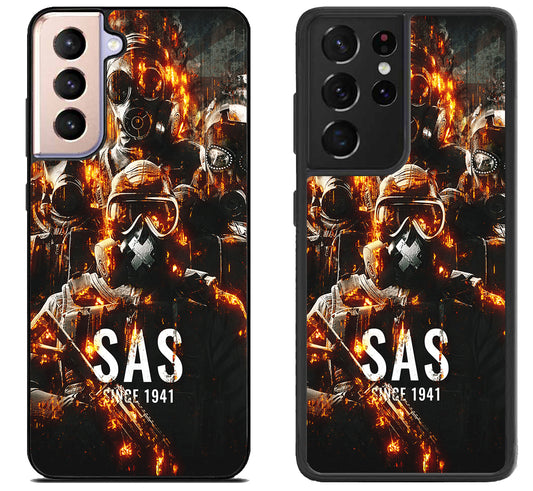 Tom Clancy Rainbow Six Siege SAS Team Operation Samsung Galaxy S21 | S21 FE | S21+ | S21 Ultra Case